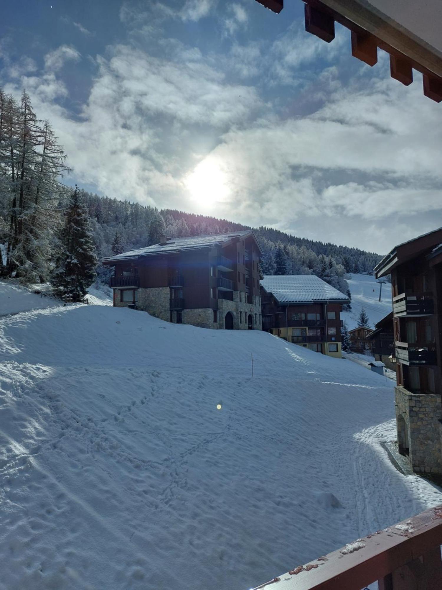 La Plagne Les Coches Studio Divisible Ensoleille Eksteriør billede